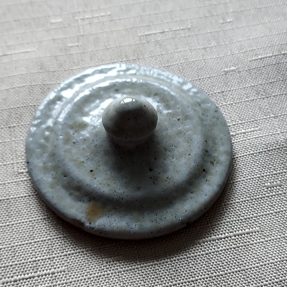 Vernon Owens Jugtown Stoneware Storage Jar vintage antique stone apothecary jar - Picture 12 of 16